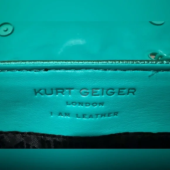 Kurt Geiger London Metallic Quilted Kensington Drench Purse - Picture 14 of 16